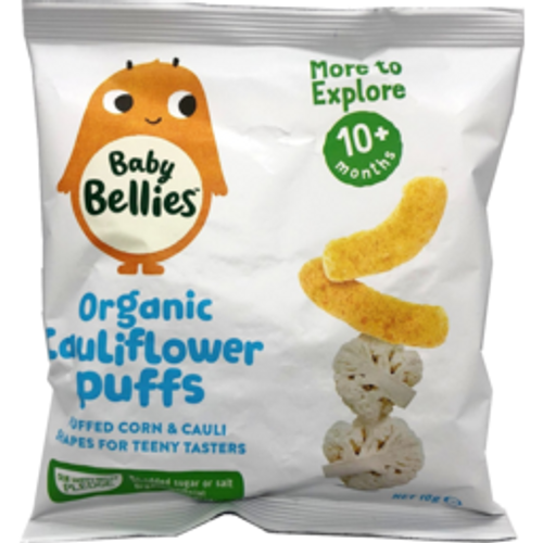 baby bellies organicbaby bellies organic baby snacks cauliflower puffs10g
