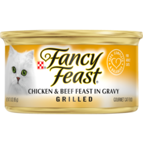 PURINA FANCY FEAST GRILLED PET FOOD CHICKEN BEEF 85g