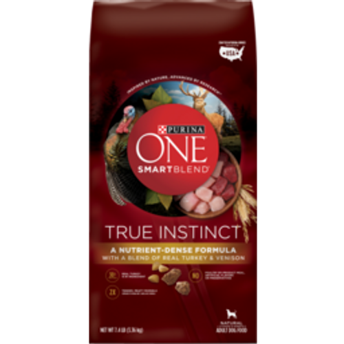 purina onepurina one dry dog food true instincts turkey venison3.36kg