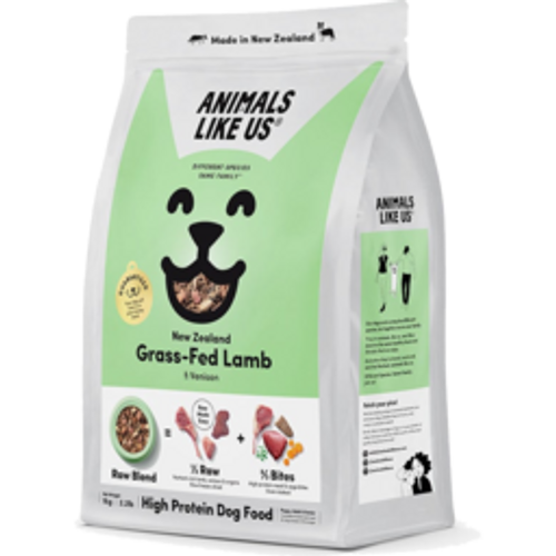 animals like usanimals like us dog food raw blend lamb1kg