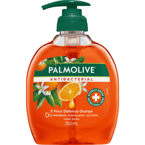 Palmolive Antibacterial 2 Hour Defence Orange Liquid Hand Wash Pump