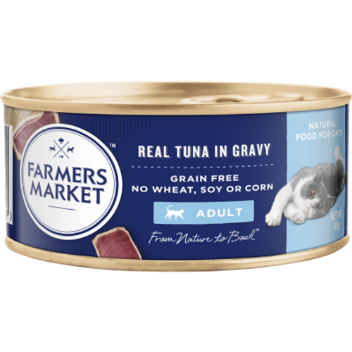 Farmers Market Real Tuna In Gravy Adult Cat Food