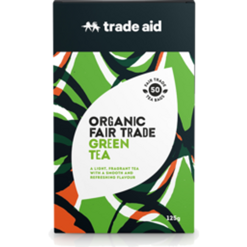 Trade Aid Organic Green Tea 50 Pack 125g