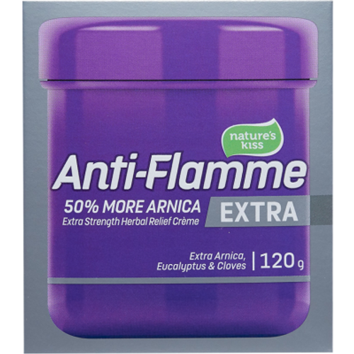Nature's Kiss Anti-Flamme Extra 50% Arnica Extra Strength Herbal Relief Creme
