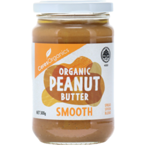 Ceres Organics Peanut Butter Smooth 300g