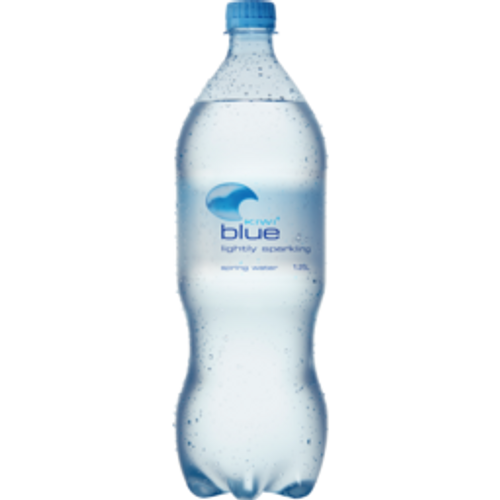kiwi bluekiwi blue sparkling water 1.25L