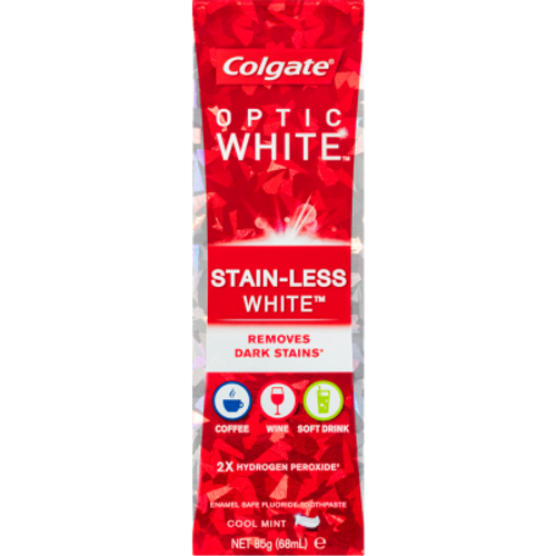 Colgate Optic White Stain-Less White Teeth Sparkling Toothpaste 85g