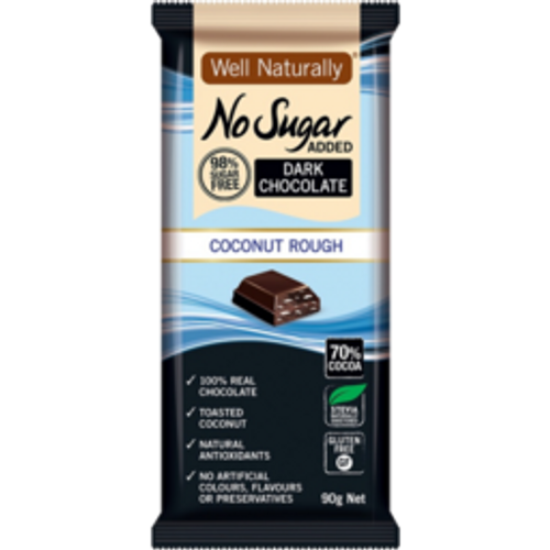 Well Naturally Coconut Rough 90g