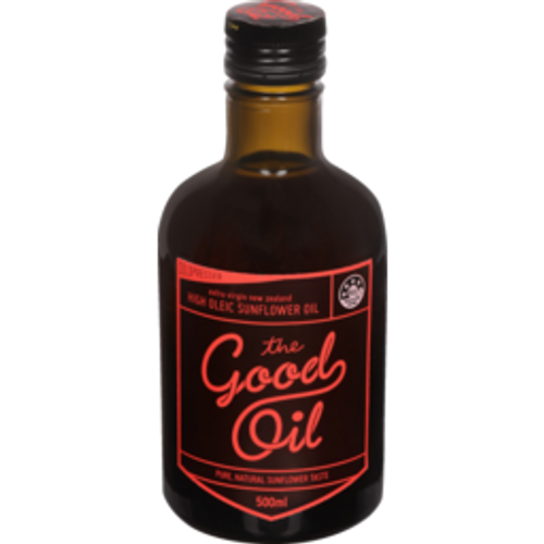 The Good Oil Extra Virgin Sunflower Oil 500mL