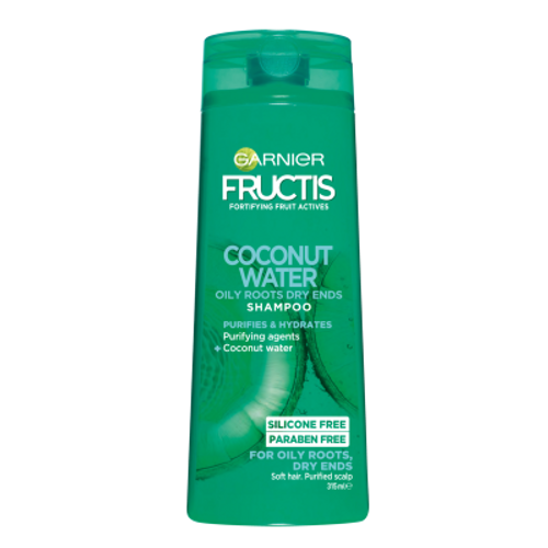 Garnier Fructis Coconut Water For Oily Roots & Dry Ends Shampoo 315ml