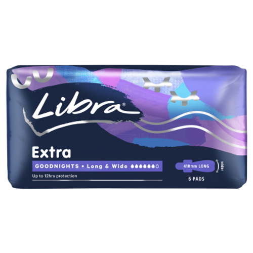 Libra Goodnights Extra Long Pads 6pk
