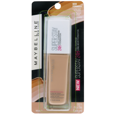 Maybelline Full Coverage Super Stay Nude Beige Foundation 30ml