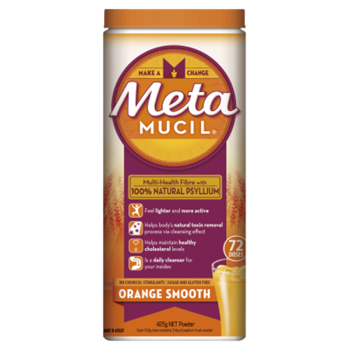 Metamucil Orange Smooth Daily Fibre Supplement 72ea