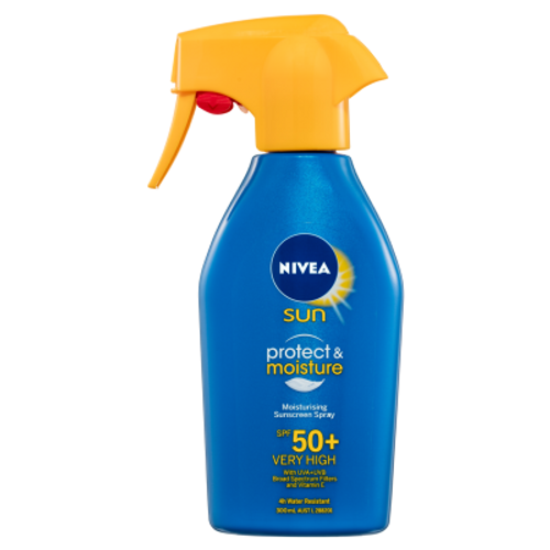 Nivea Sun Moisture & Protect SPF50+ Sunscreen Spray 300ml