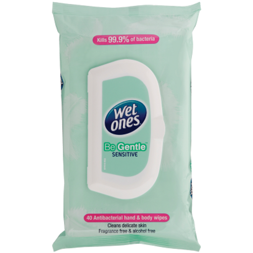 Wet Ones Be Gentle Sensitive Wet Wipes 40pk