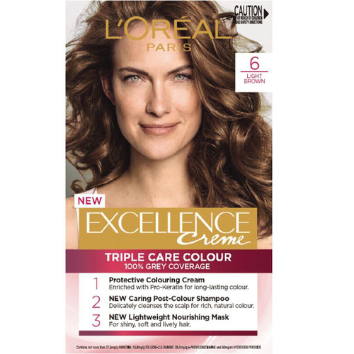 L'Oreal Paris Excellence Creme Light Brown 6