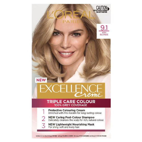 L'Oreal Paris Excellence Creme Light Ash Blonde 9.1