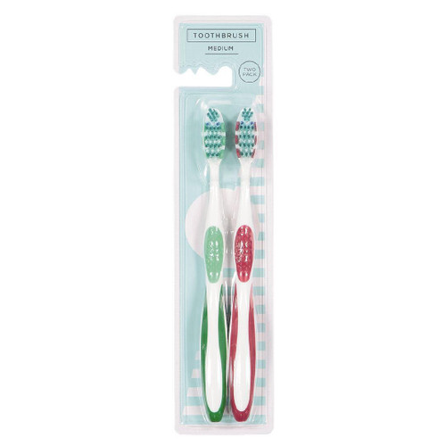 Adult Toothbrush Medium 2 Pack