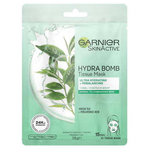 Garnier Hydrabomb Tissue Mask Green Tea