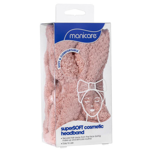 manicare 26011 microfibre supersoft headband 1 pack