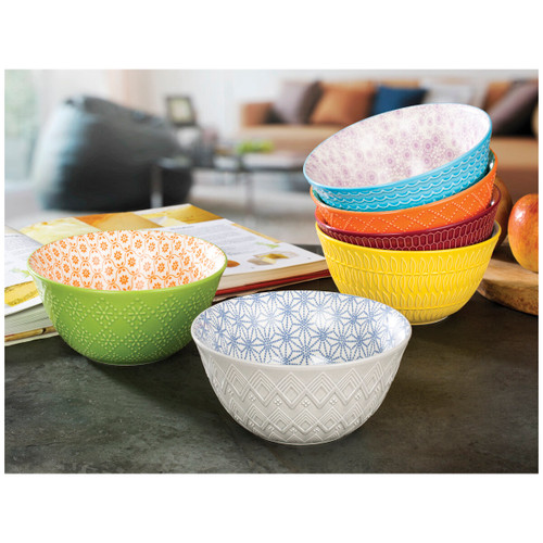 SIGNATURE 6" UTILITY BOWLS 6 PIECE SET