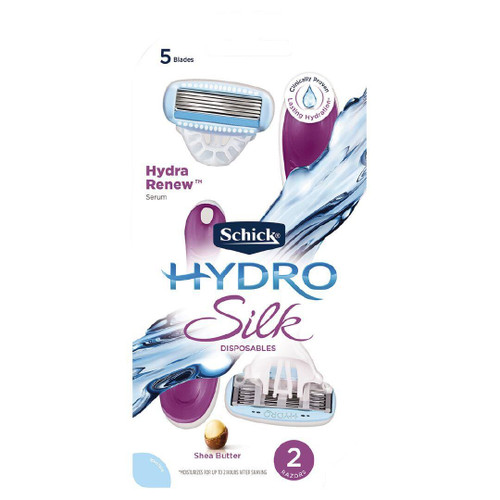 Schick Hydro Silk Women's Disposable Razors 2 Pack