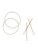 Mae Combo Elastics & Bobby Pins, Blonde, Set-of-25
