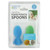 Cherub Baby Universal Food Pouch Spoons Blue & Green 2 Pack