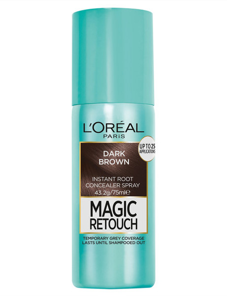 L'Oreal Paris Magic Retouch Temporary Root Concealer Spray, Dark Brown