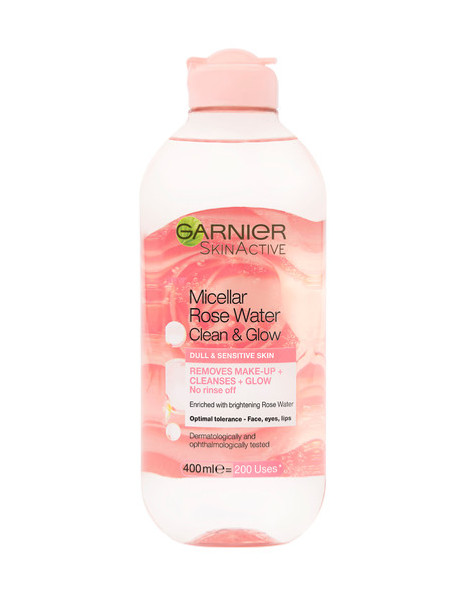 Garnier Micellar Rose Water Clean & Glow, 400ml