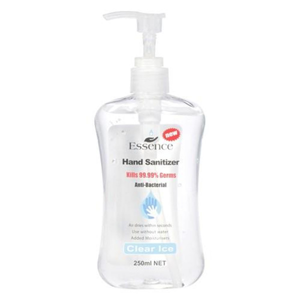 Essence Hand Sanitiser Clear Ice pump 250ml