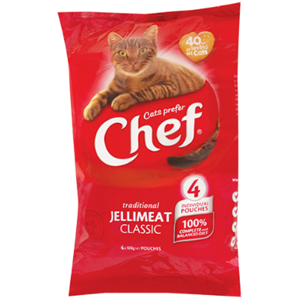 Chef Traditional Jellimeat Classic Cat Food