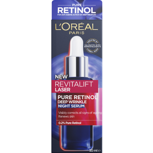 L'Oreal Paris Revitalift Laser Pure Retinol Deep Wrinkle Night Serum