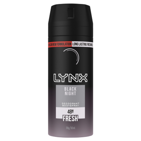 Lynx Black Night 48hr Fresh Deodorant Bodyspray