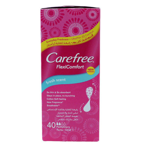 Carefree Pantliners Flexiform Fresh 40 Pack