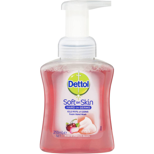 Dettol Foam Hand Wash Rose & Cherry in Bloom Pump 250ml
