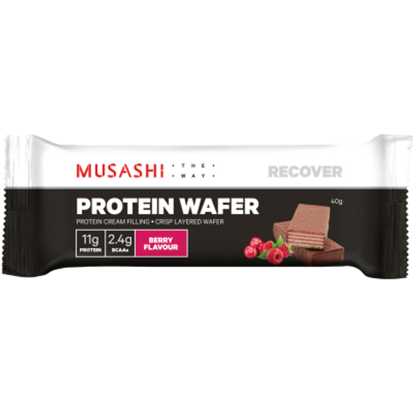 Musashi Recover Berry Wafer Protein Wafer