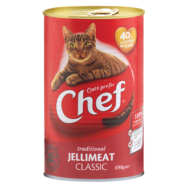 Chef Classic Jellimeat Cat Food 690g