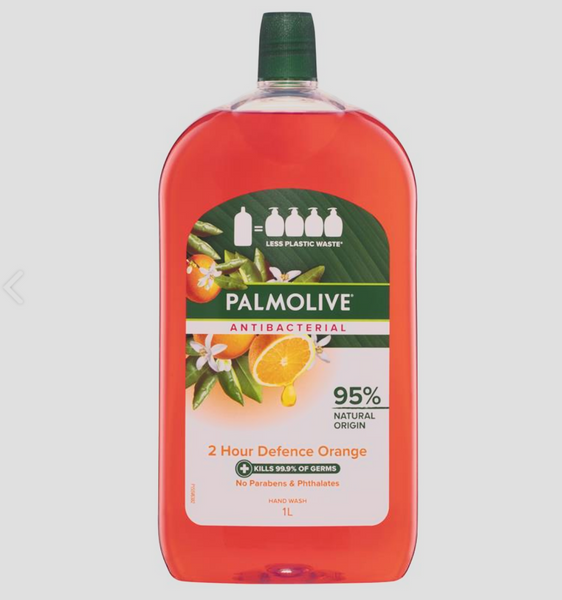 Palmolive Hand Wash Refill 1L - 2 Hour Defence Orange