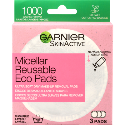 Garnier SkinActive MIcellar Reusable Eco Pads 3pk