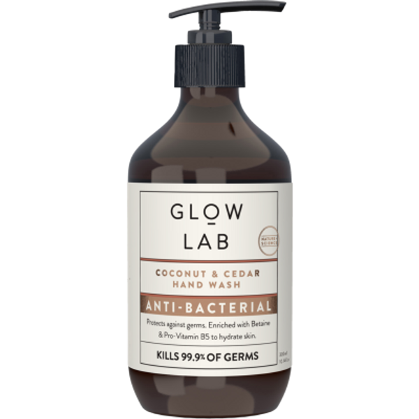 Glow Lab Coconut & Cedar Anti-Bacterial Hand Wash 300ml