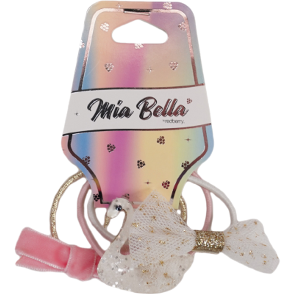 Korbond Redberry Mia Bella Little Poppet Ties 3pk