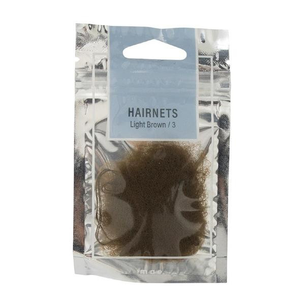 Mae. Hairnets Light Brown 3 Pack
