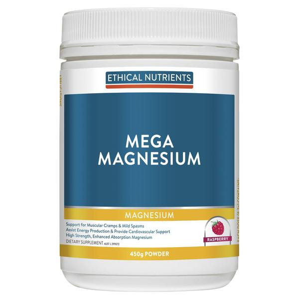 Mega Magnesium Raspberry 450g Powder