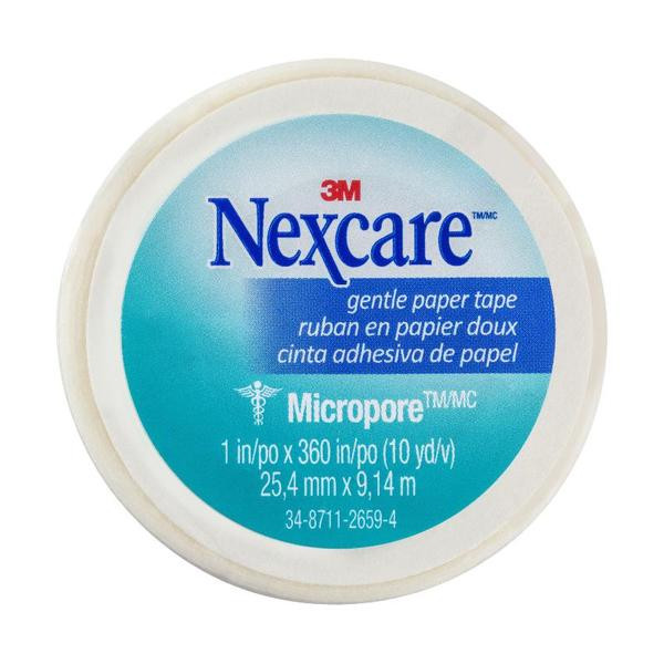 Nexcare Gentle Paper Tape White 25.4mm x 9.14m