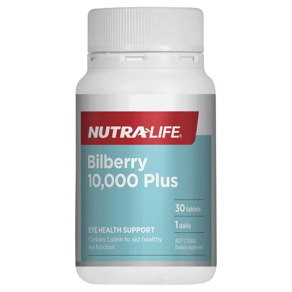 Nutra-Life Bilberry 10,000 Plus 30t