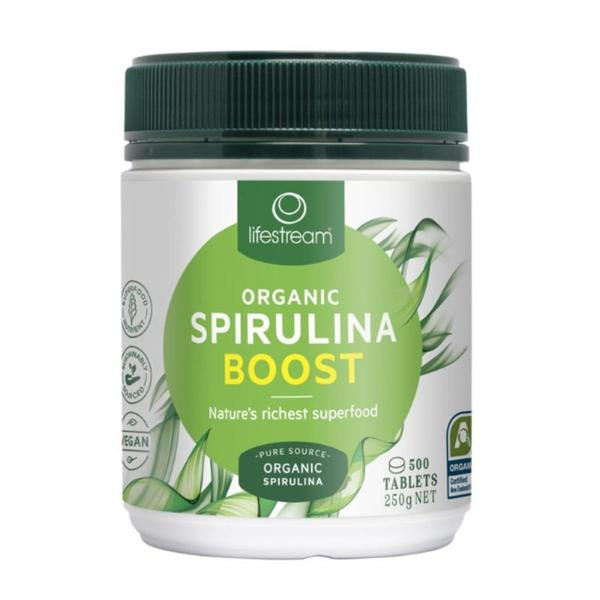 Lifestream Spirulina Boost Tablets 500