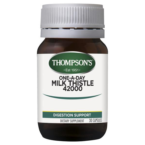 Thompson's One-A-Day Milk Thistle 42000 30 Capsules