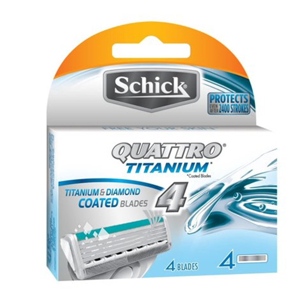 Schick Quattro Razor Cartridges 4Pk