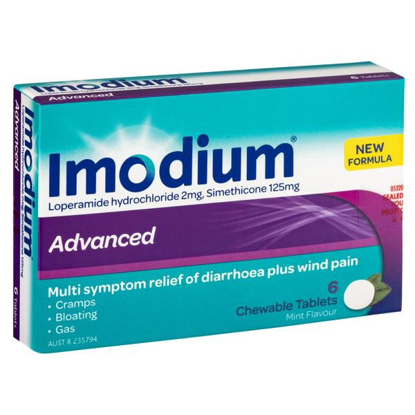 Imodium Advanced Chewable 6s